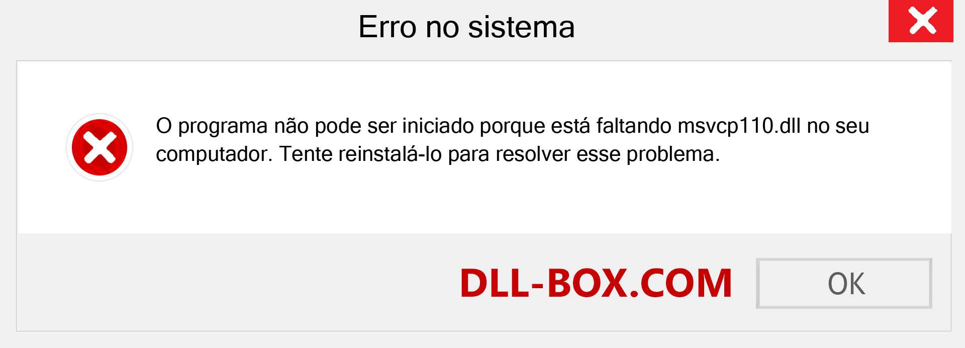 Arquivo msvcp110.dll ausente ?. Download para Windows 7, 8, 10 - Correção de erro ausente msvcp110 dll no Windows, fotos, imagens